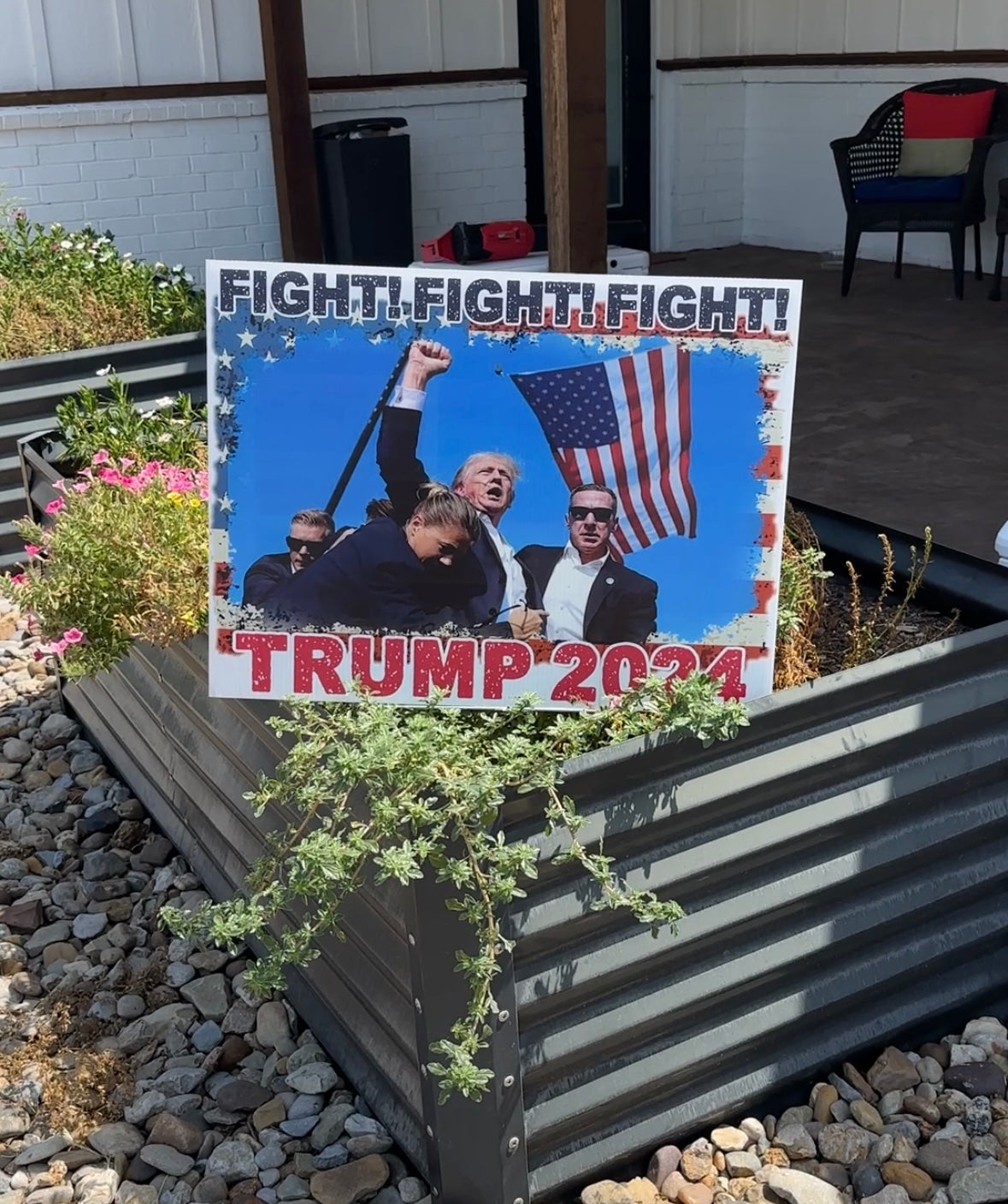 Trump 2024 Yard Sign Yard Sign with Yard Stake Political Sign UV Printed Premium Quality Funny Signs, Yard Art