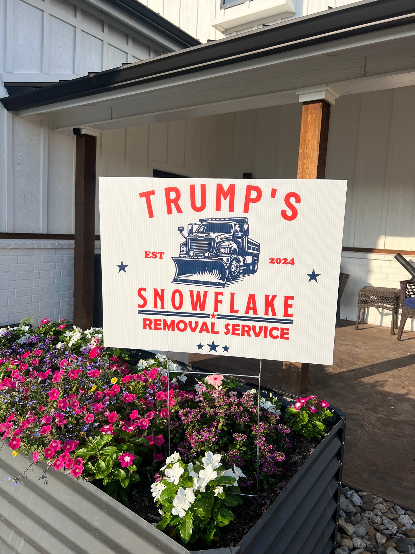 Trump 2024 Yard Sign Yard Sign with Yard Stake Political Sign UV Printed Premium Quality Funny Signs, Yard Art