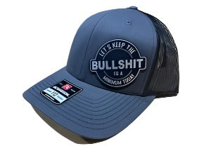 Hat + Beanie + 20 oz Tumbler Bundle - Keep The BS to a minimum Patch on a Richardson 112 Trucker Hat