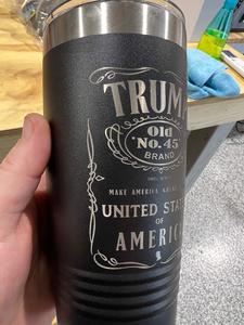 Custom 20 oz Tumbler - #45 Make America Great Again Stainless Tumbler