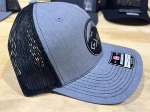 God is Greater Patch Hat on the Richardson 112 Trucker Snap Back Hat.