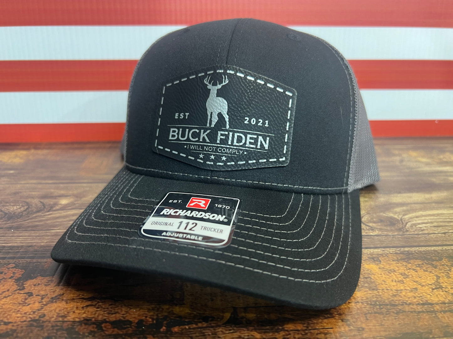 Buck Fiden Hat I Will Not Comply Patch Hat Richardson 112 Trucker Hat