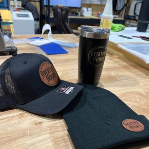 Hat+Beanie+Tumbler Bundle - Overtime Hours for BS Pay Leatherette Patch on