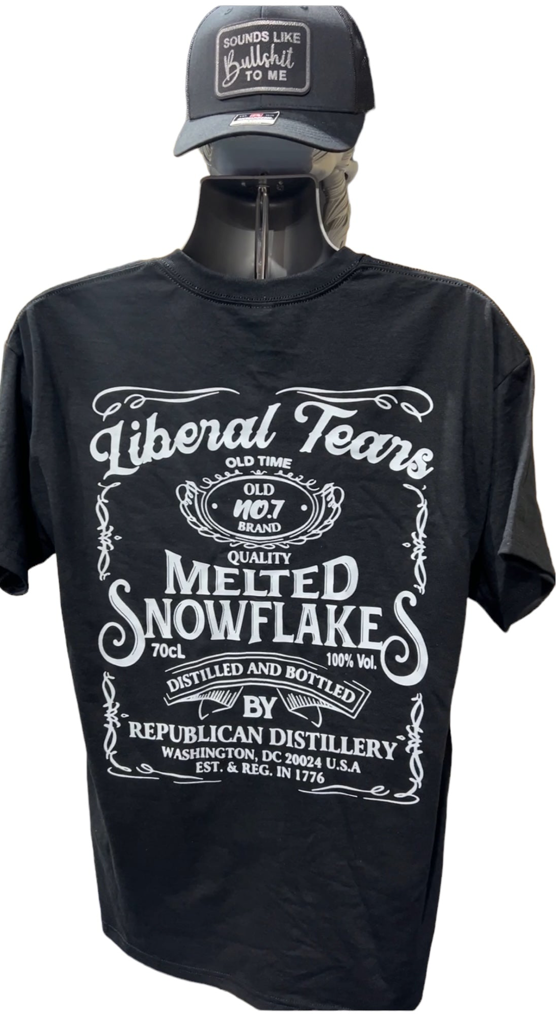 Liberal Tears Melted Snowflakes T-Shirt DryBlend Moisture Wicking High Quality TShirt Funny Shirt AdultTShirt