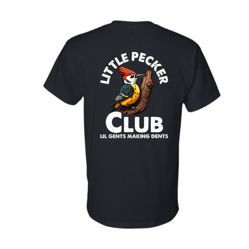 Little Pecker Club Big Dents T-Shirt - DryBlend Moisture Wicking High Quality TShirt Funny Shirt Adult Tee Genx