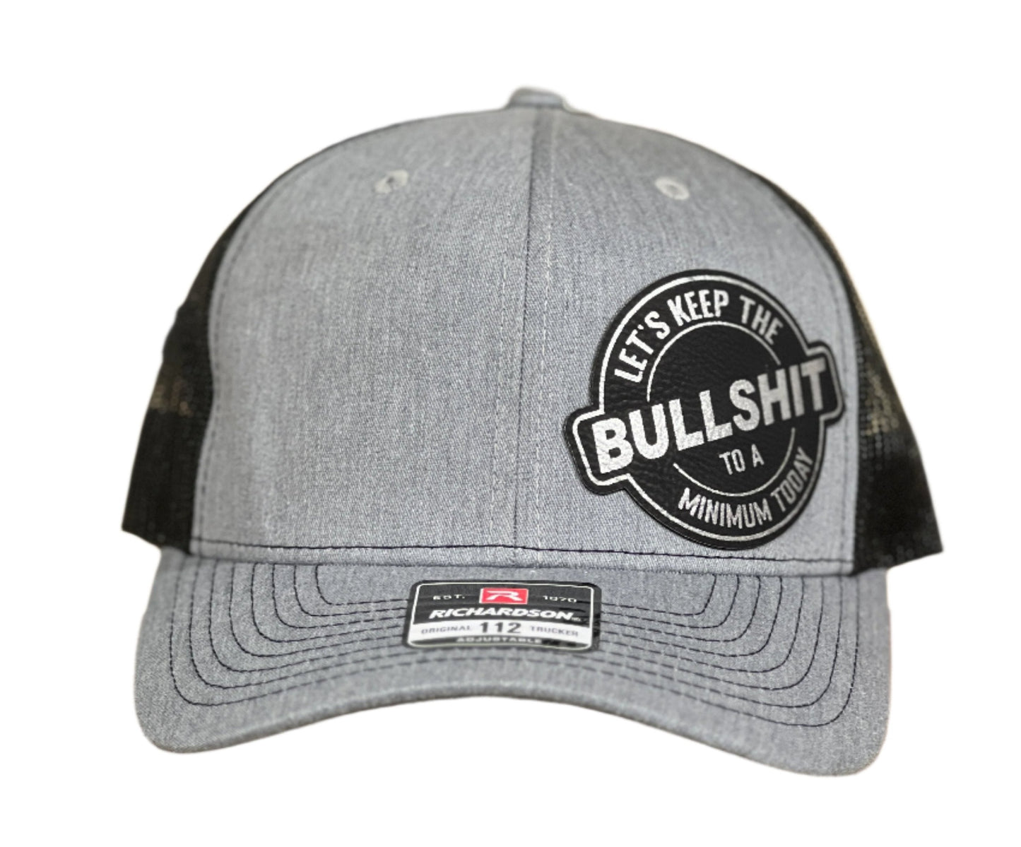 Keep The Bullshit to a Minimum Patch Hat + Beanie Bundle - Richardson 112 Trucker Hat