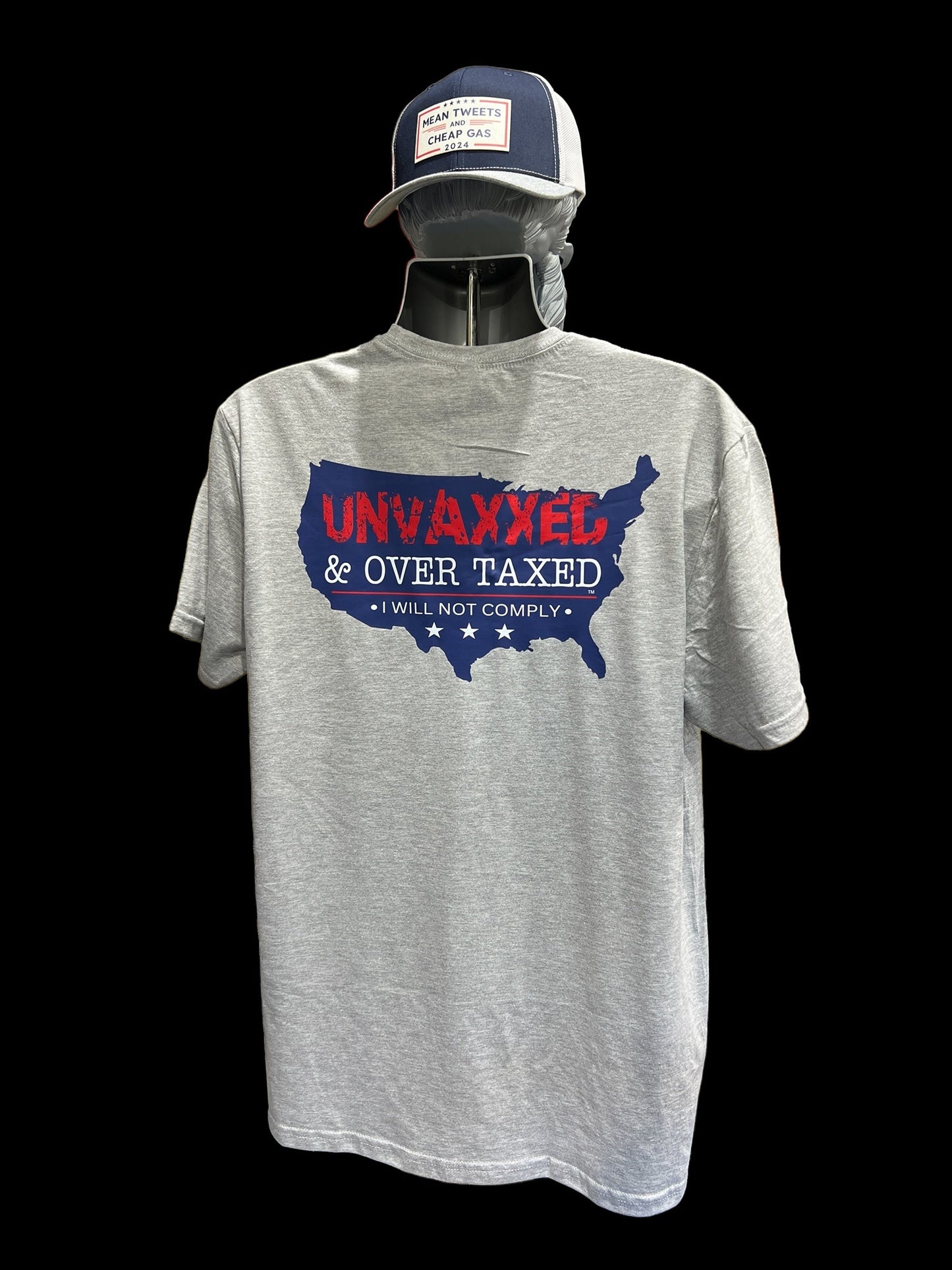 Unvaxxed & Over Taxed™ T-Shirt - DryBlend Moisture Wicking High Quality TShirt