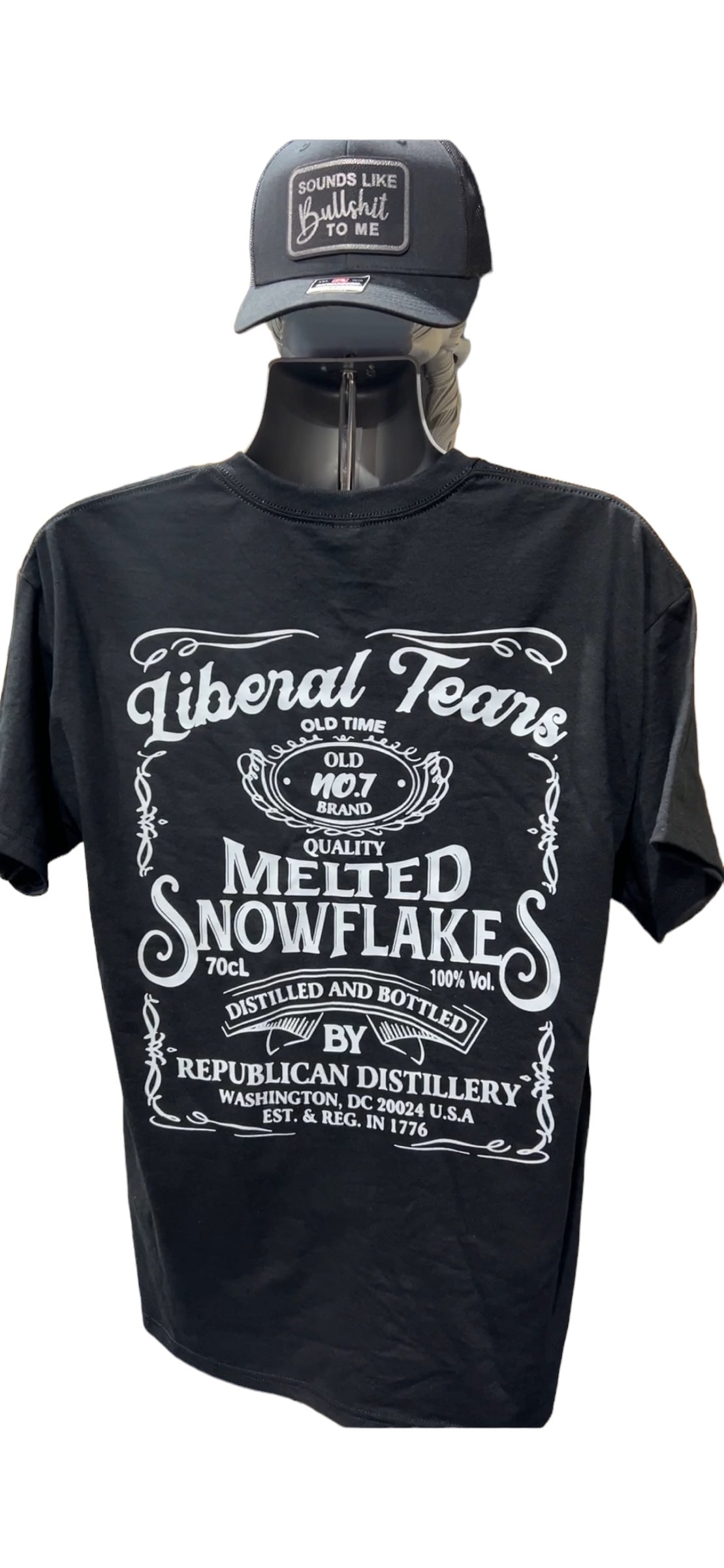 Liberal Tears Melted Snowflakes T-Shirt DryBlend Moisture Wicking High Quality TShirt Funny Shirt AdultTShirt