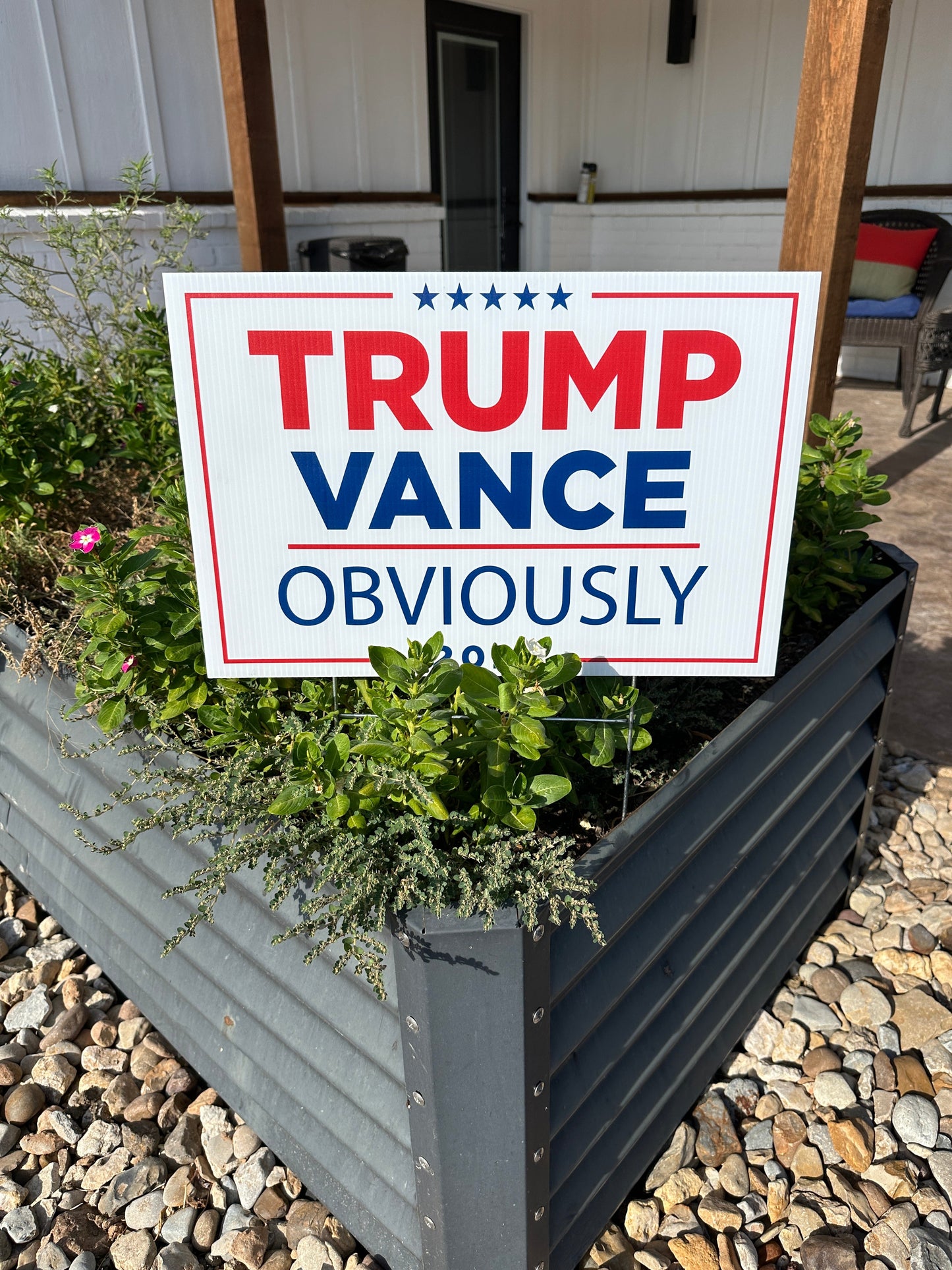 Yard Sign with step Stake Political Sign UV Printed Premium Quality Funny Signs, Yard Art