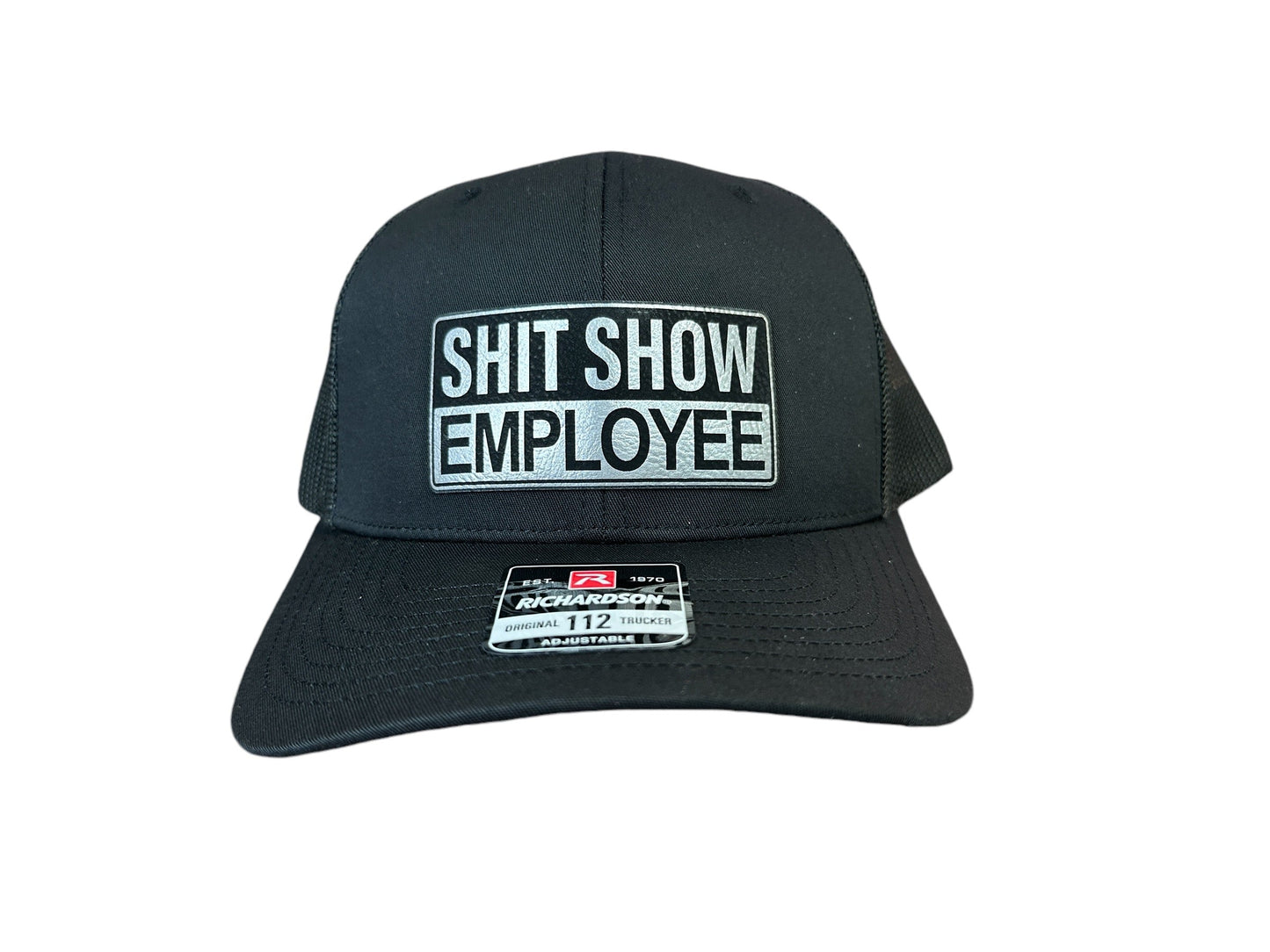 Shit Show Employee Patch Hat Richardson 112 Trucker Baseball Cap Baseball Cap Cotton