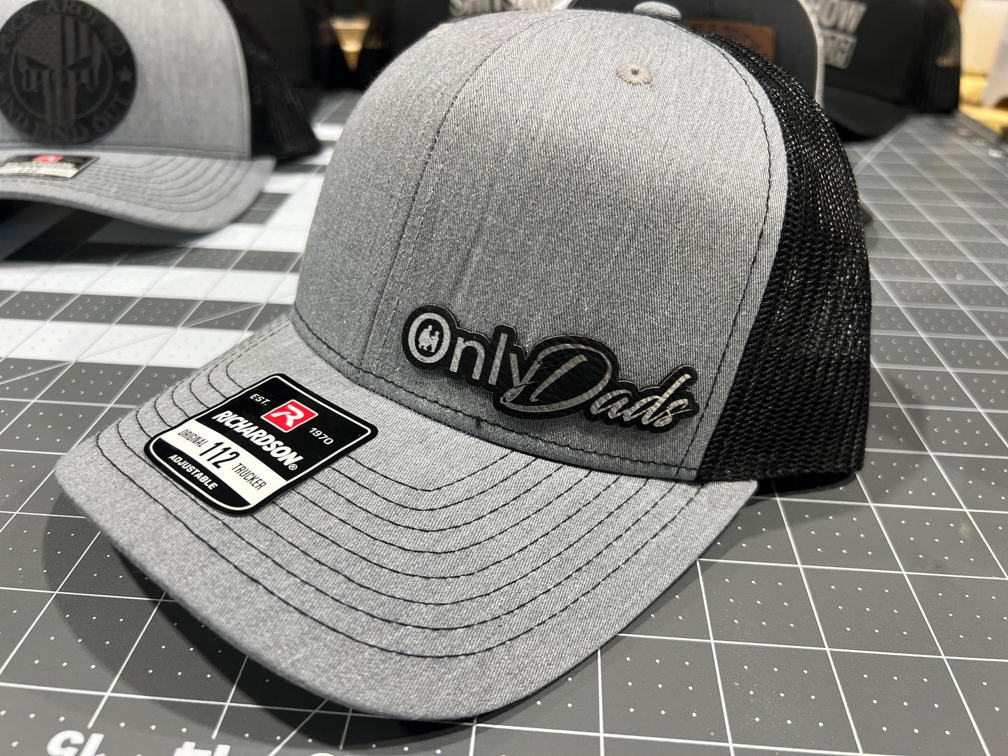 OnlyDads Leatherette Patch on Richardson 112 Trucker Hat