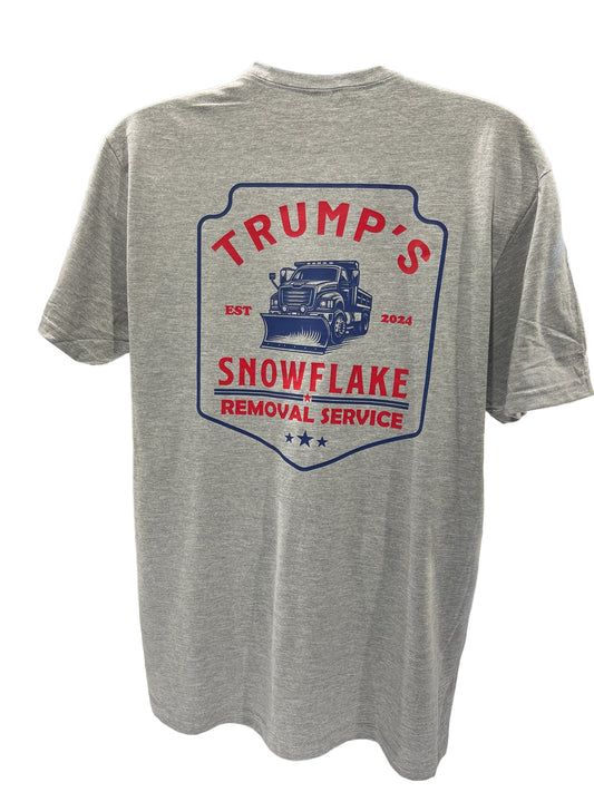 Trump Snowflake Removal Service 2024 Shirt DryBlend Unisex Genx TShirt Funny Shirt