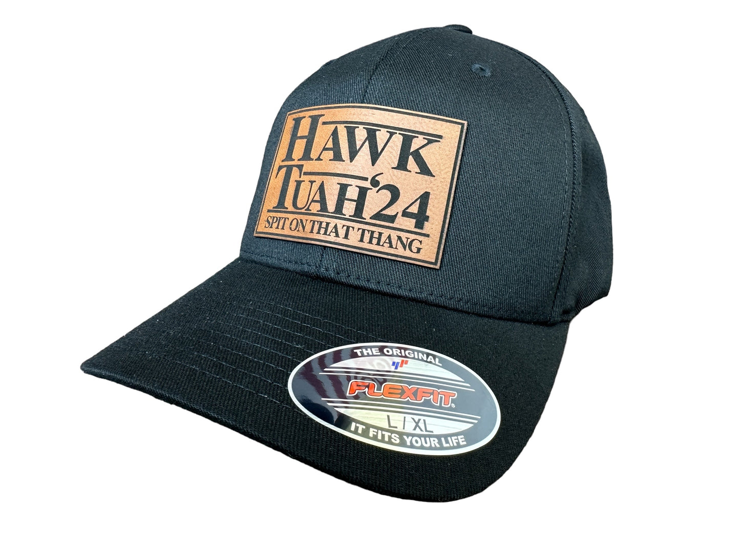 Hawk Tuah Spit on That Thang 2024 Trucker Hat Premium Leatherette Patch on Richardson 112 Trucker Hat Funny Hat GenX Hat Adult Hat Best Selling Hat