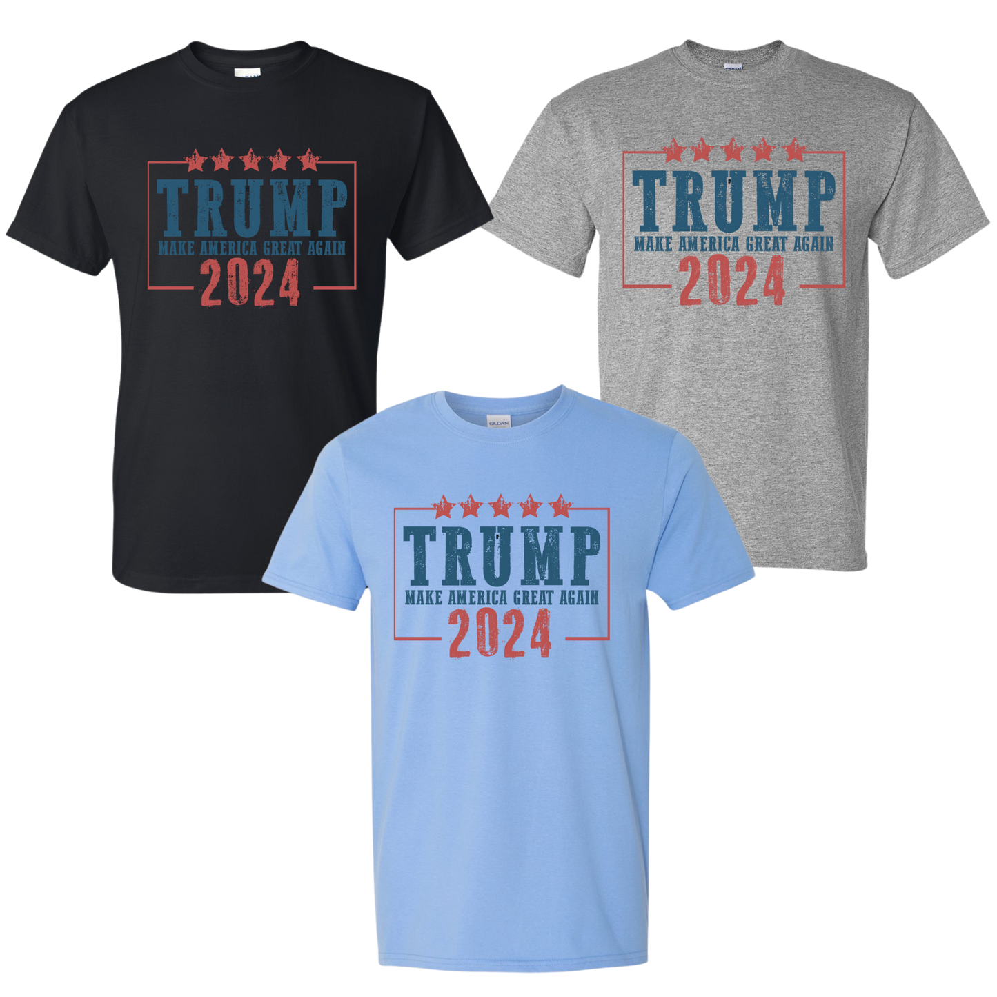 TRUMP 2024 Retro T-Shirt - DryBlend Moisture Wicking High Quality TShirt Funny Shirt Unisex shirt GenX Shirt