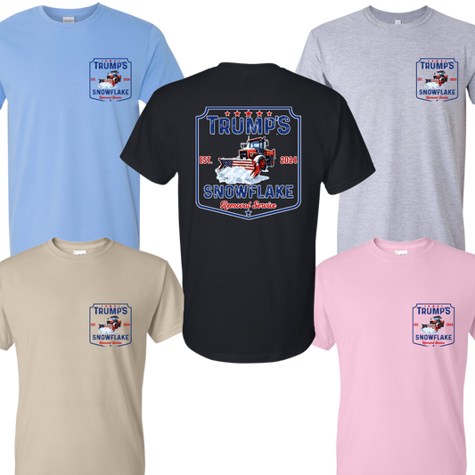 VINTAGE Trump Snowflake Removal Service Shirt DryBlend Unisex Genx TShirt Funny Shirt